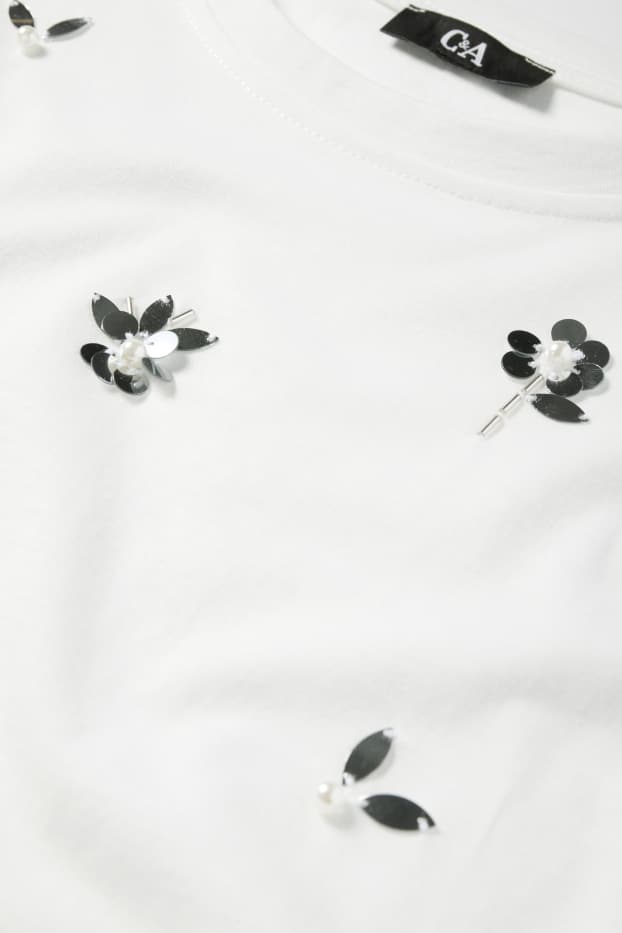 Donna - T-shirt - regular fit - bianco