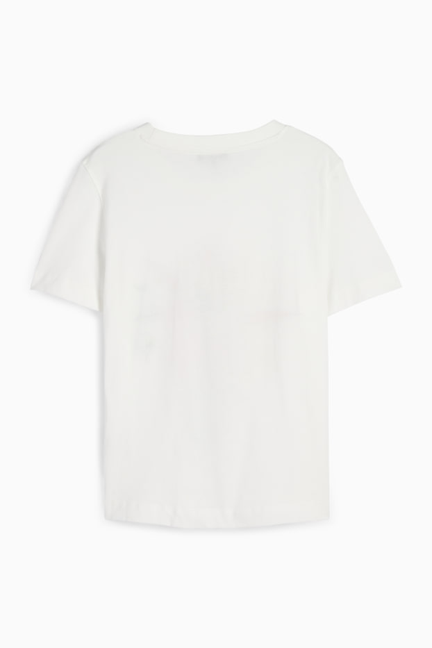 Femmes - T-shirt - regular fit - blanc