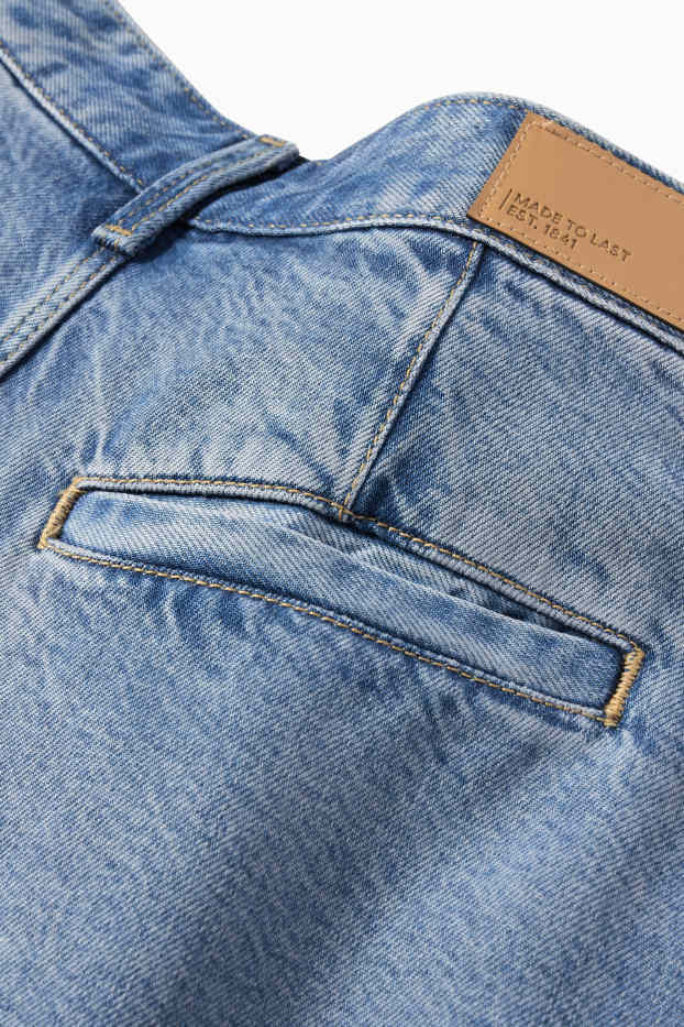 Femmes - Bermuda en jean - mid waist - jean bleu clair