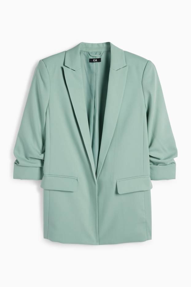 Dona - Longblazer formal - relaxed fit - verd menta