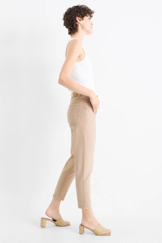 Femmes - Mom jean - high waist - rose