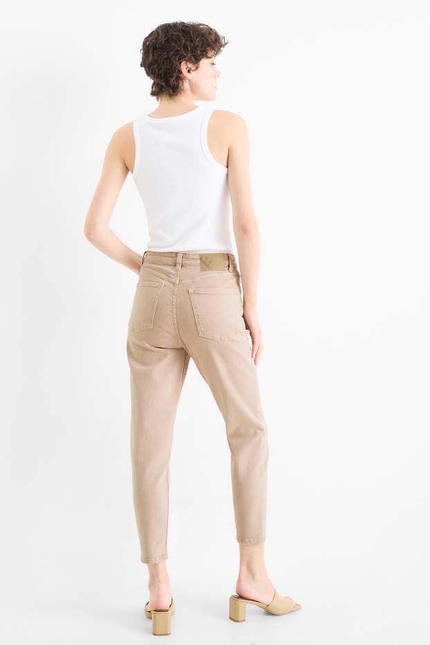Femmes - Mom jean - high waist - rose