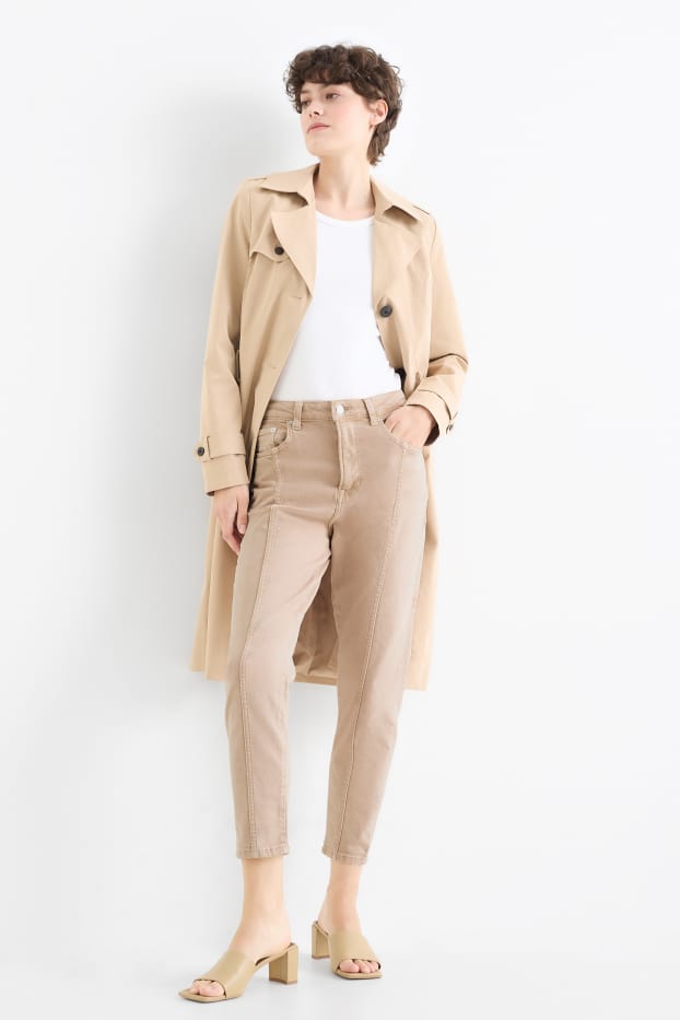 Femmes - Mom jean - high waist - rose