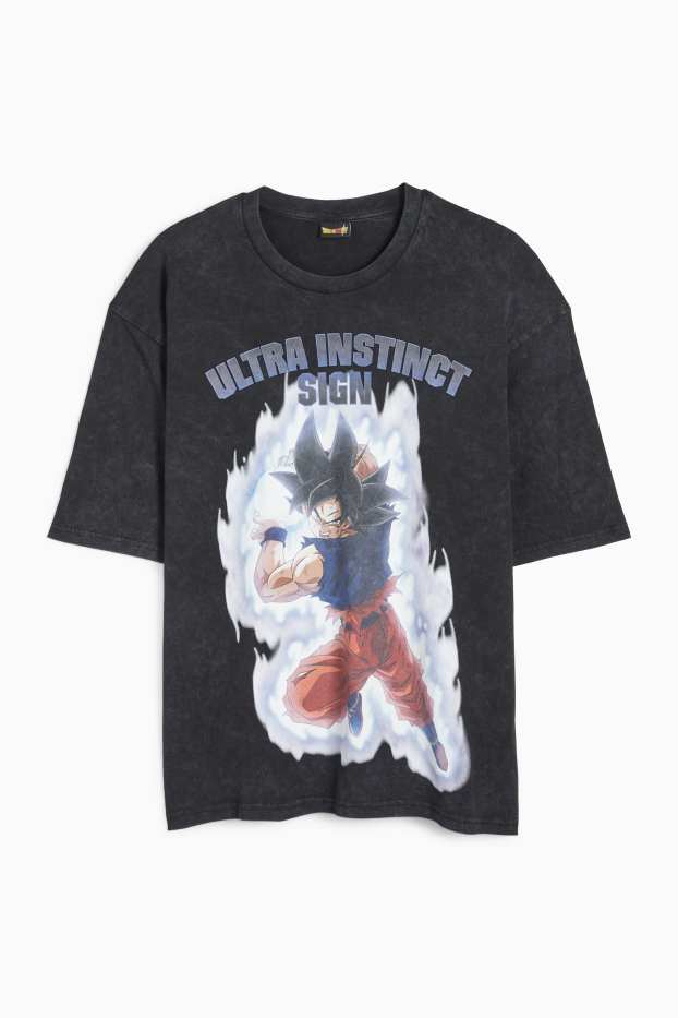 Men - T-shirt - oversized - Dragon Ball Z - black