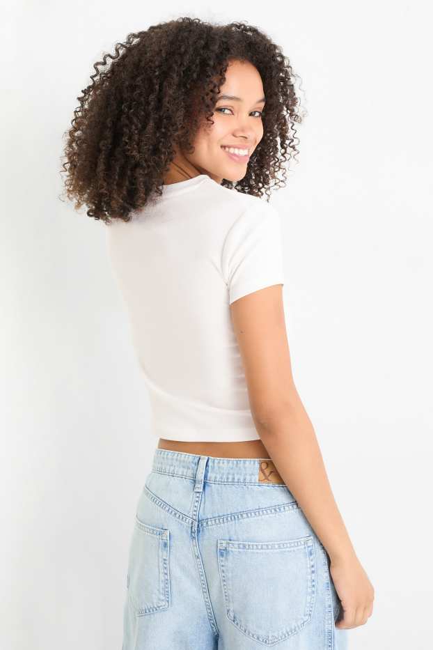 Femmes - T-shirt - blanc