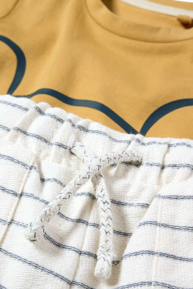 Baby Jungen - Winnie Puuh - Baby-Outfit - 3 teilig - hellorange