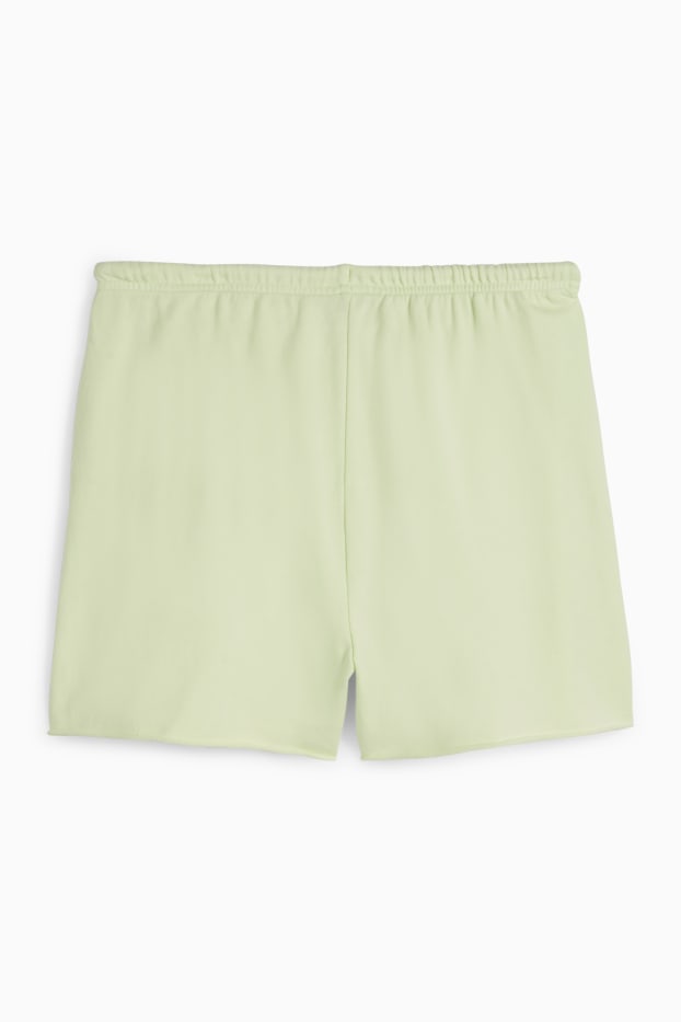 Damen - Sweat-Shorts - hellgrün