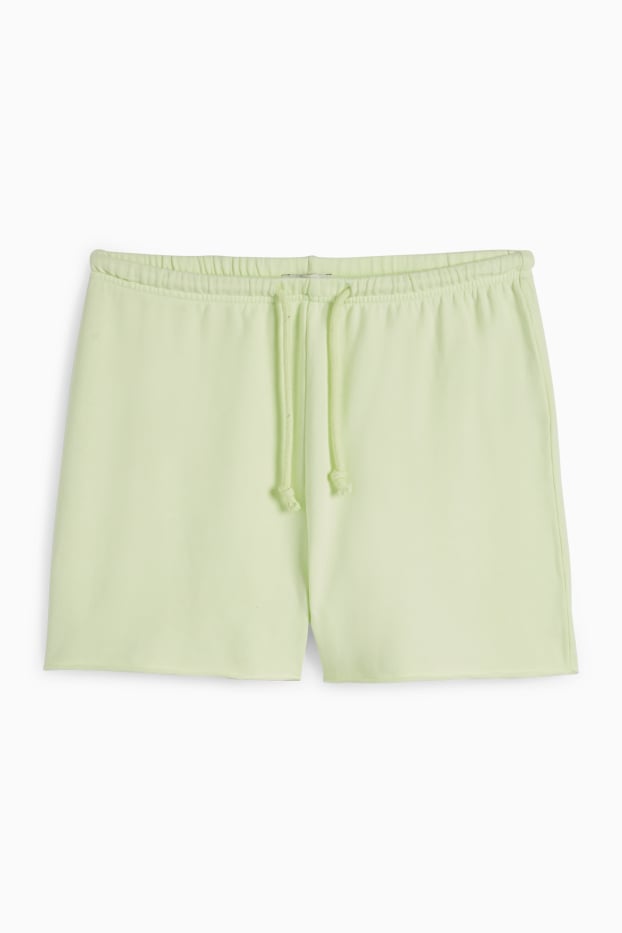 Damen - Sweat-Shorts - hellgrün