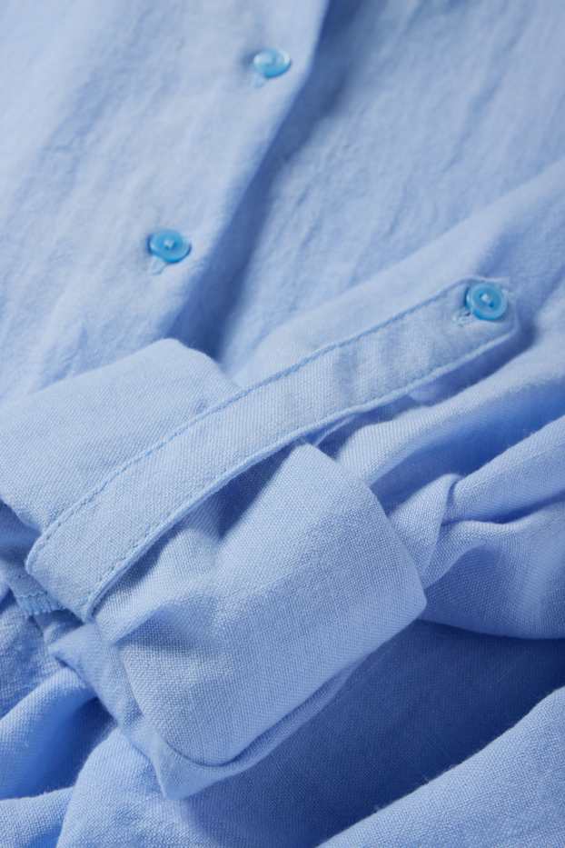 Damen - Bluse - hellblau