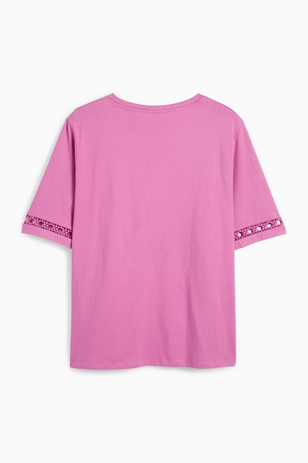 Mujer - Camiseta - regular fit - fucsia