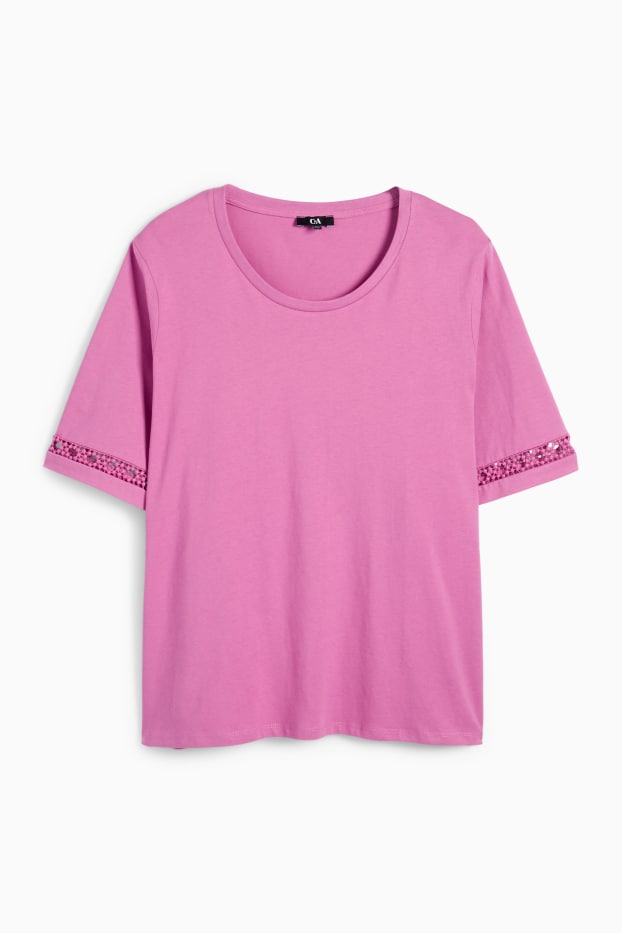 Mujer - Camiseta - regular fit - fucsia