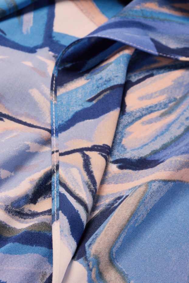 Dona - Quimono - estampat - blau