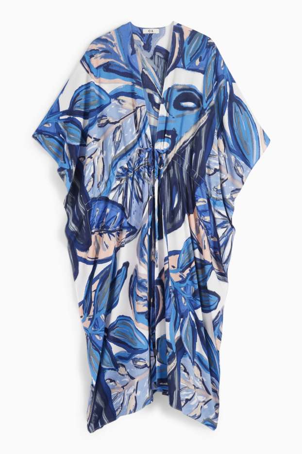 Dona - Quimono - estampat - blau