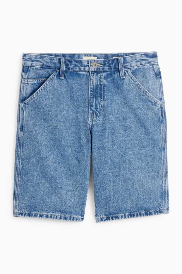 Uomo - Shorts di jeans - jeans blu