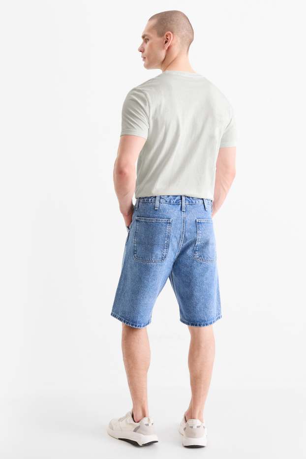 Uomo - Shorts di jeans - jeans blu