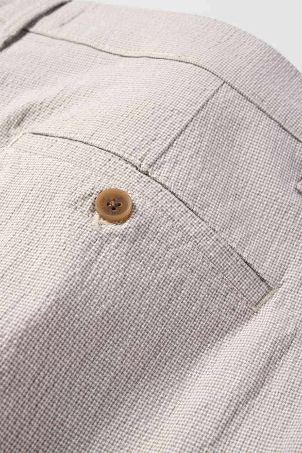 Herren - Shorts - strukturiert - beige