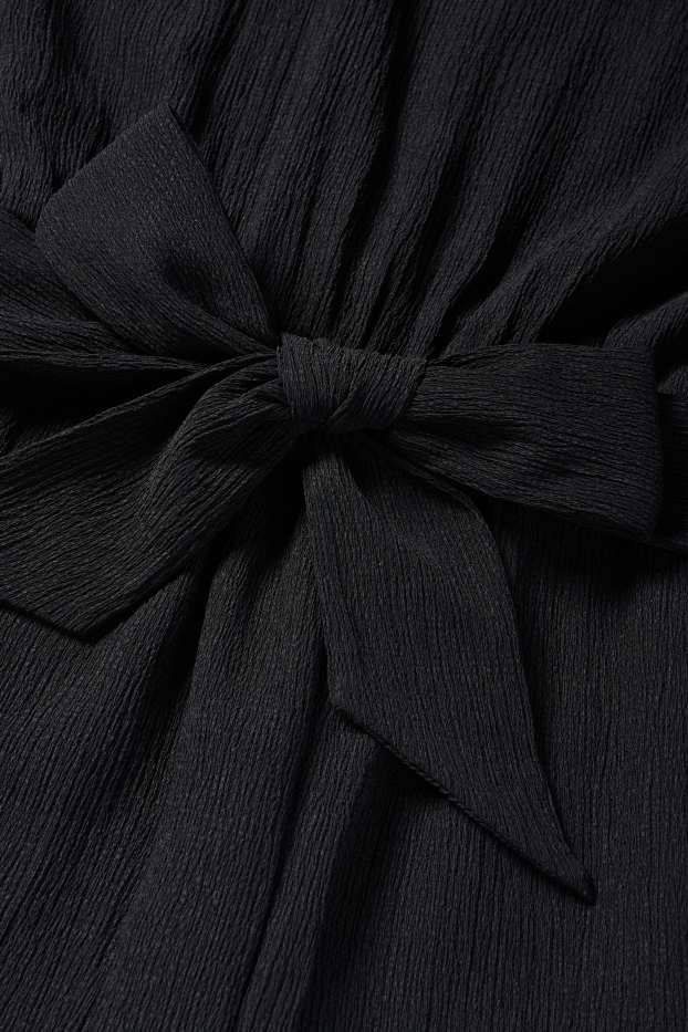 Femmes - Combinaison - texturée - noir