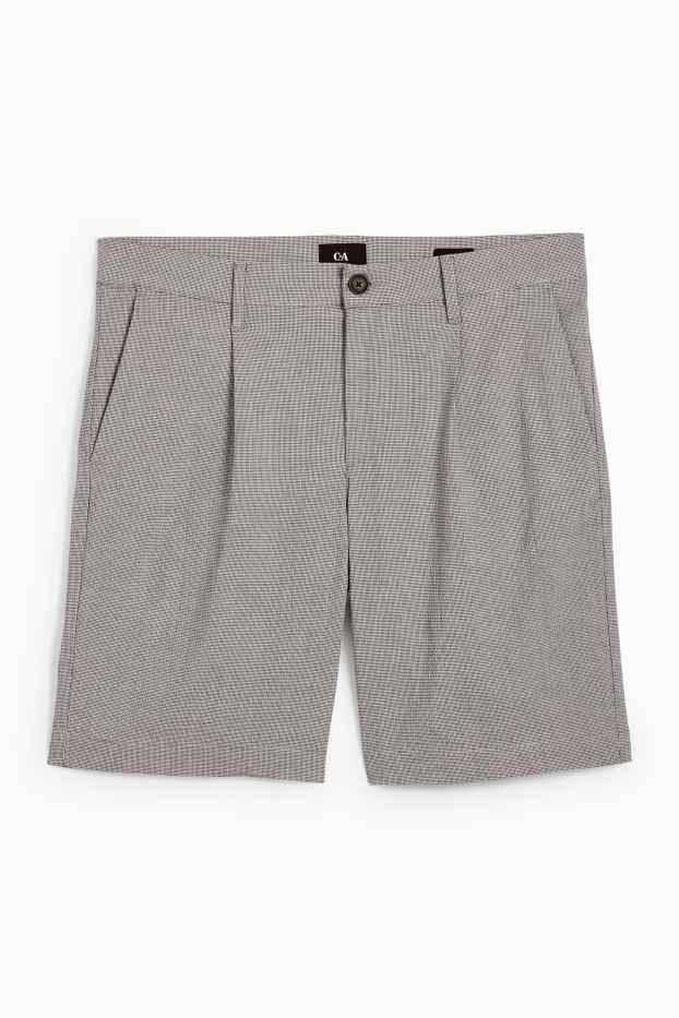Herren - Shorts - strukturiert - grau