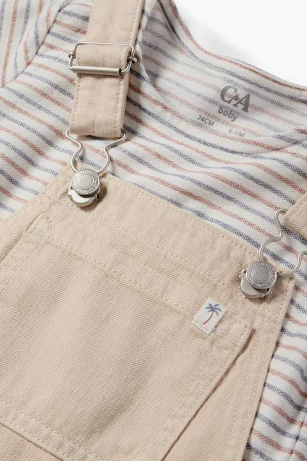 Baby Boys - Baby outfit - 2 piece - light beige