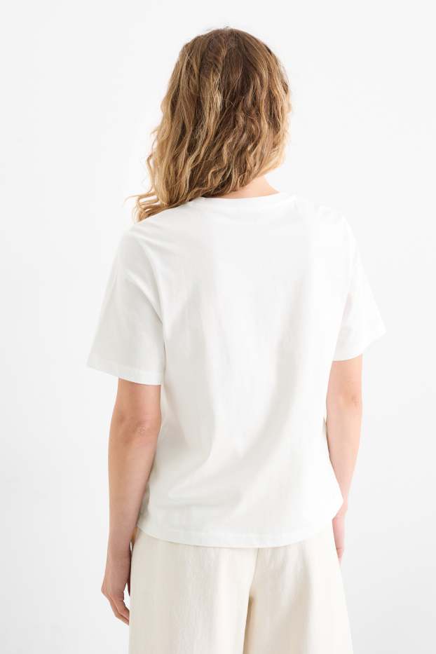 Donna - T-shirt - regular fit - bianco