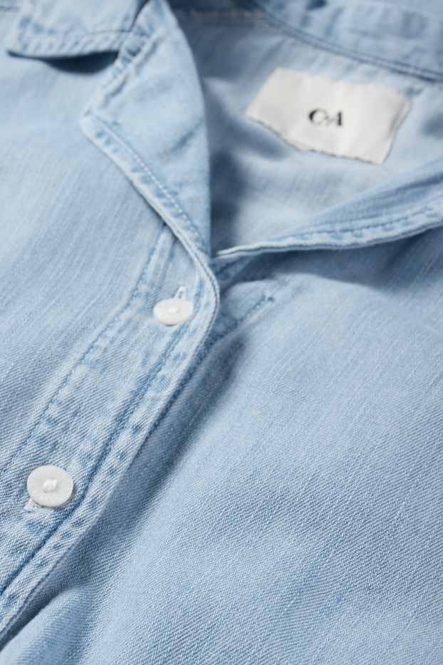 Donna - Vestito a blusa di jeans - jeans azzurro