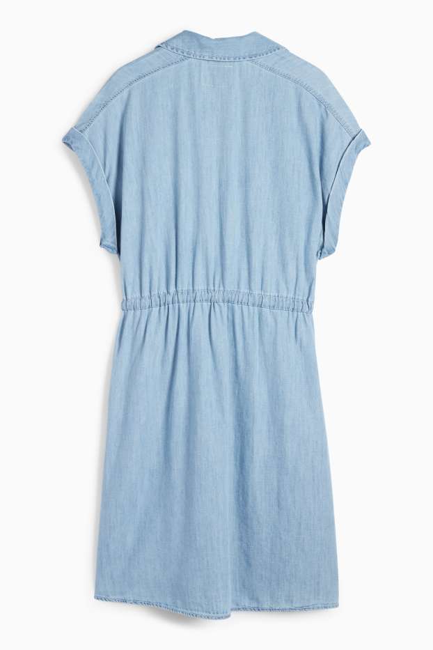 Donna - Vestito a blusa di jeans - jeans azzurro