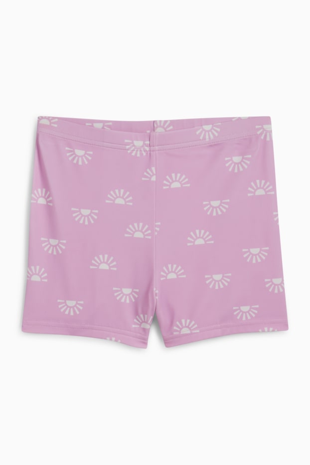 Baby Mädchen - Sonne - Baby-UV-Bade-Outfit - LYCRA® XTRA LIFE™ - 2 teilig - rosa