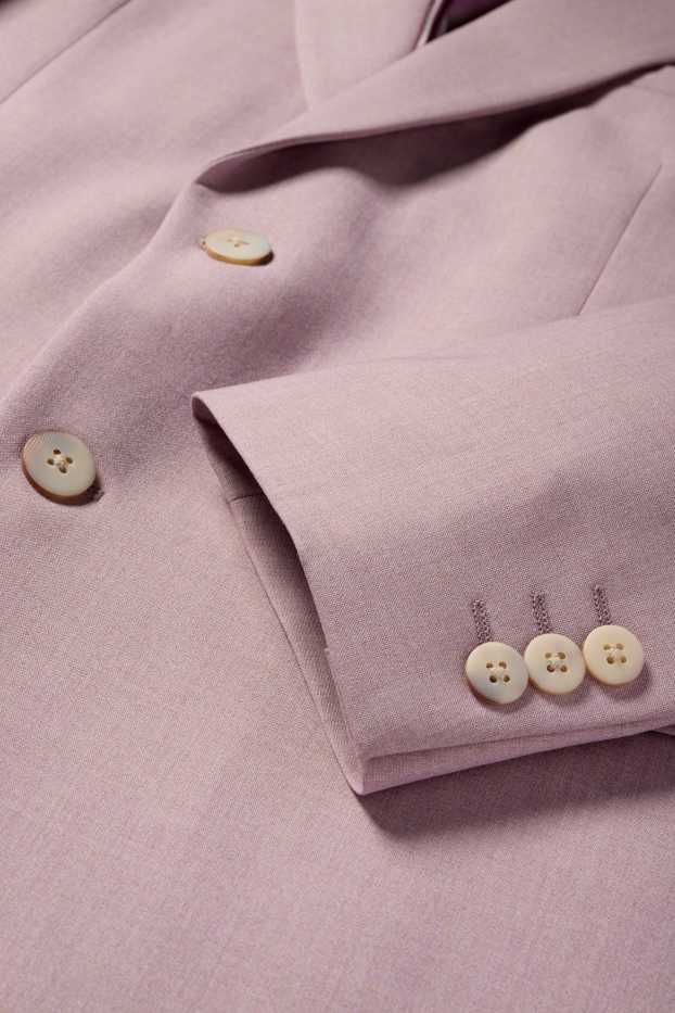 Men - Mix & match tailored jacket - regular fit - stretch - light violet