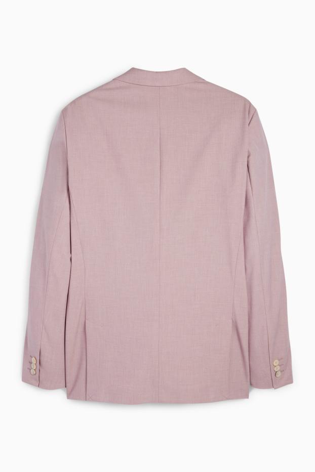 Men - Mix & match tailored jacket - regular fit - stretch - light violet