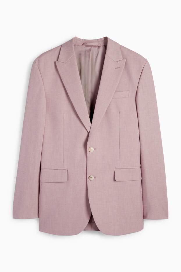 Men - Mix & match tailored jacket - regular fit - stretch - light violet