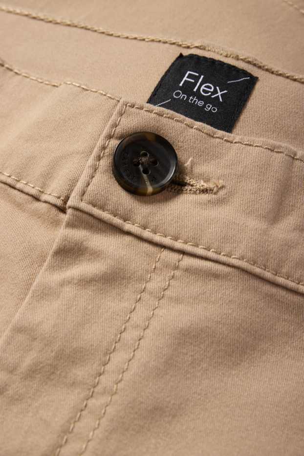 Hommes - Short - Flex - taupe