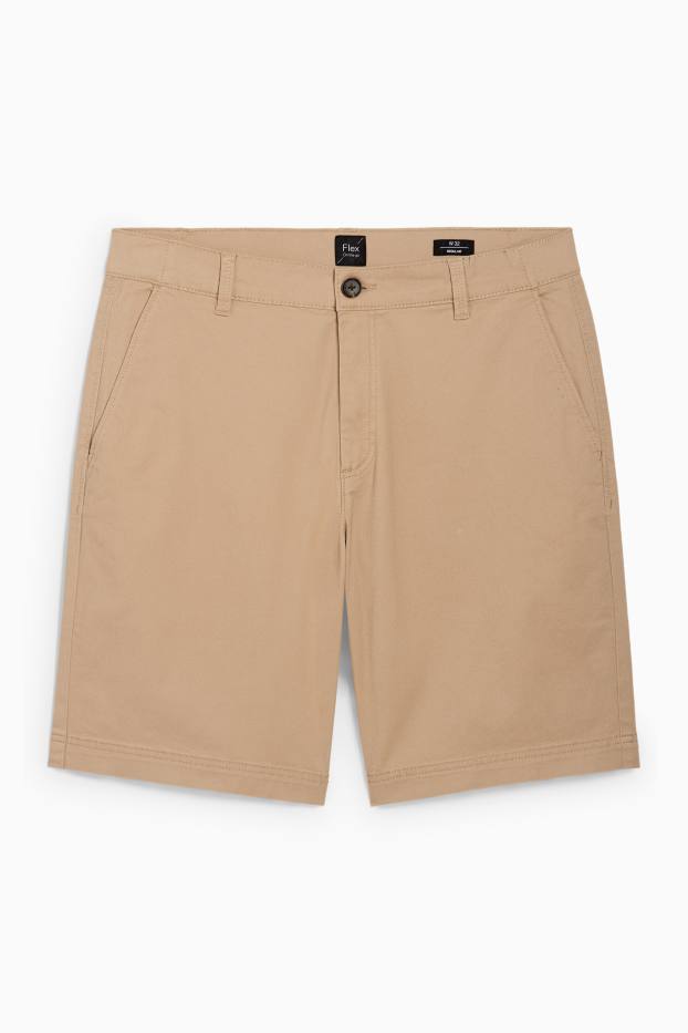 Hommes - Short - Flex - taupe