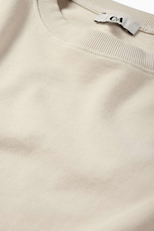 Femei - Tricou - supradimensionat - bej