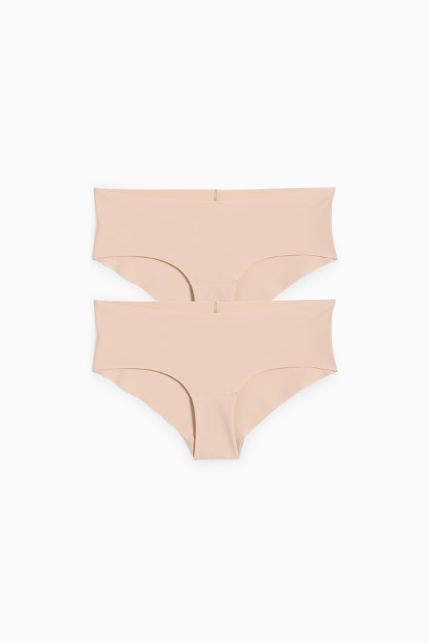 Donna - Confezione da 2 - invisible hipster - beige chiaro