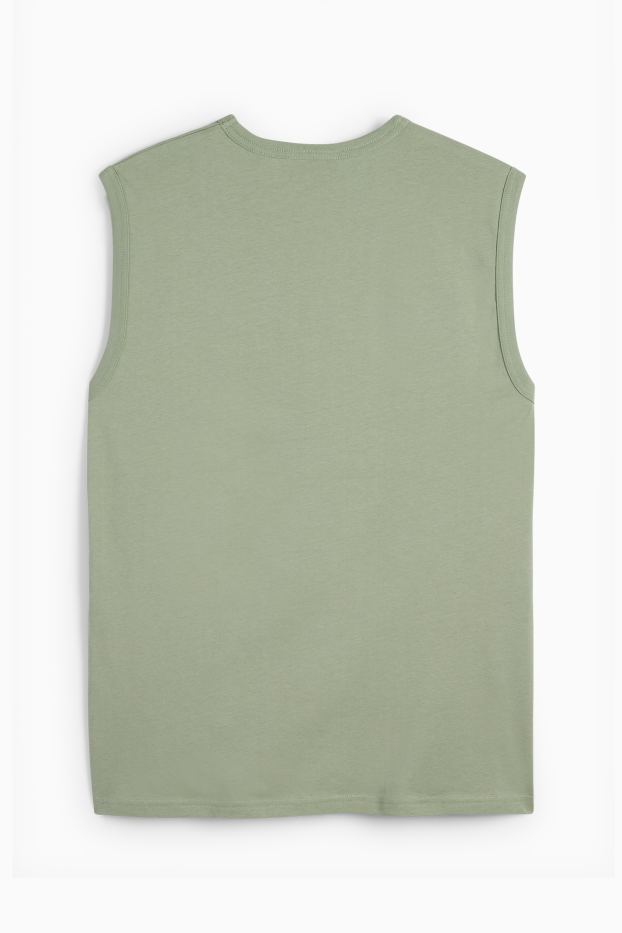 Heren - Tanktop - groen