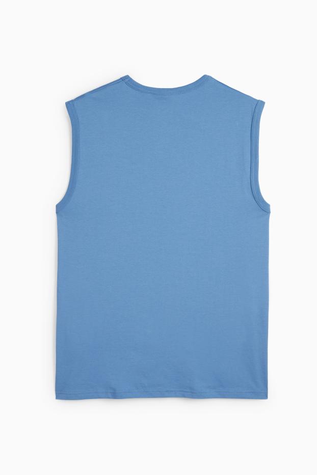 Uomo - Canotta - blu