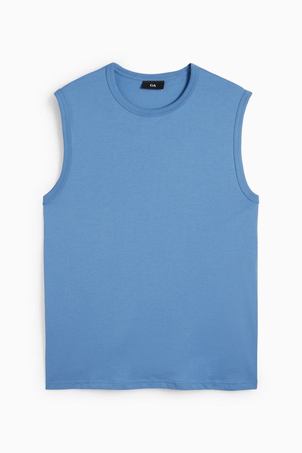 Uomo - Canotta - blu