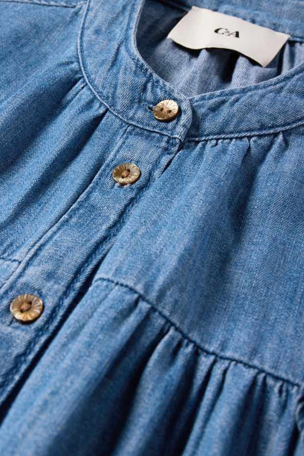 Damen - Jeansbluse - jeansblau