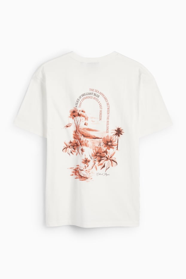 Home - Samarreta de màniga curta - relaxed fit - blanc trencat