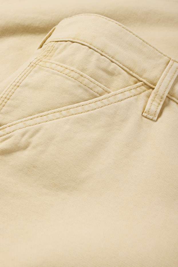Heren - Relaxed jeans - licht beige
