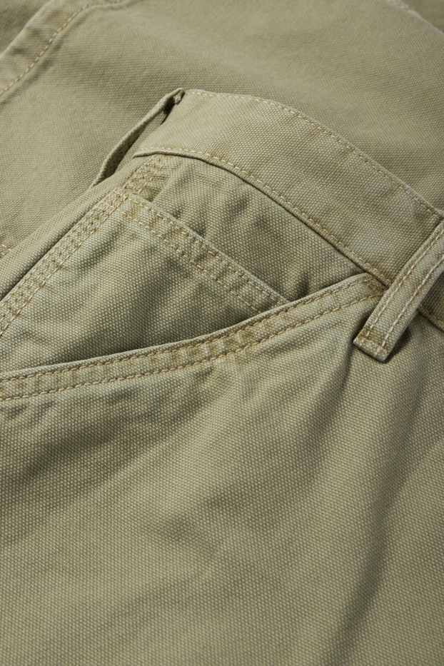 Bărbați - Relaxed jeans - verde deschis