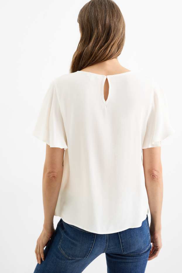Damen - Bluse - weiss