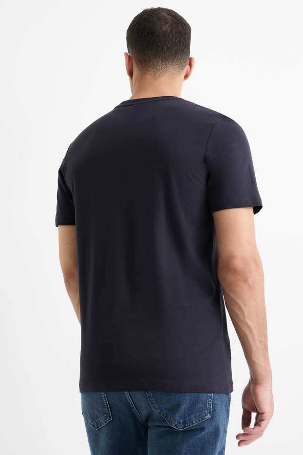 Herren - T-Shirt - Regular Fit - dunkelblau