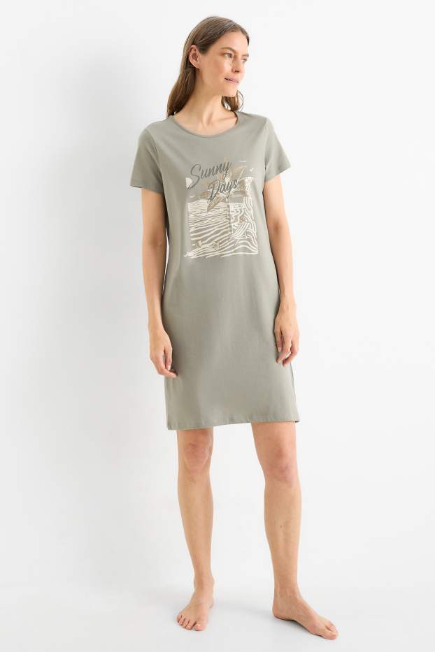 Femmes - Chemise de nuit - vert
