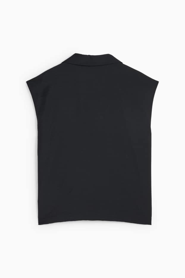 Dames - Blousetop - zwart