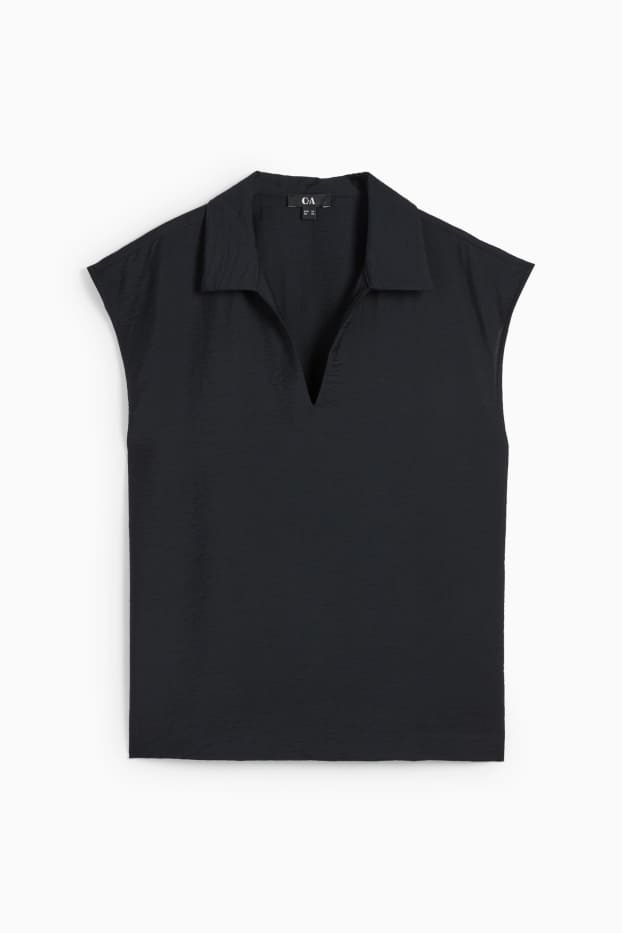 Dames - Blousetop - zwart