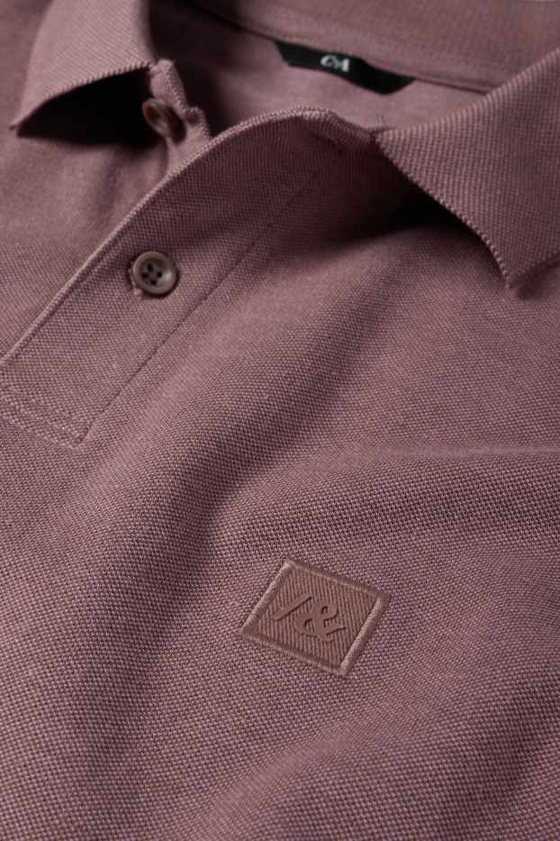 Uomo - Polo - porpora