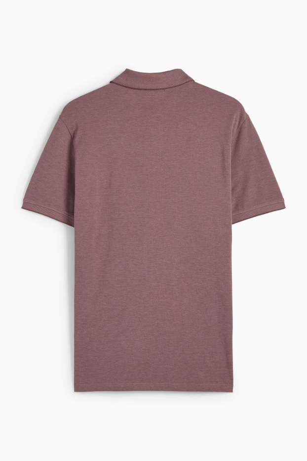 Uomo - Polo - porpora