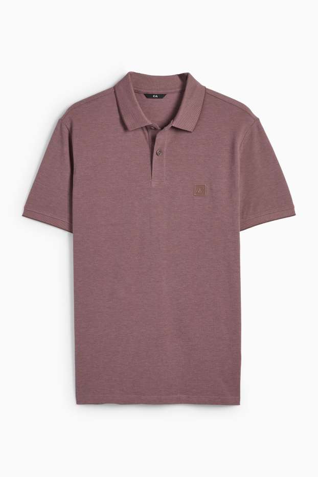 Uomo - Polo - porpora