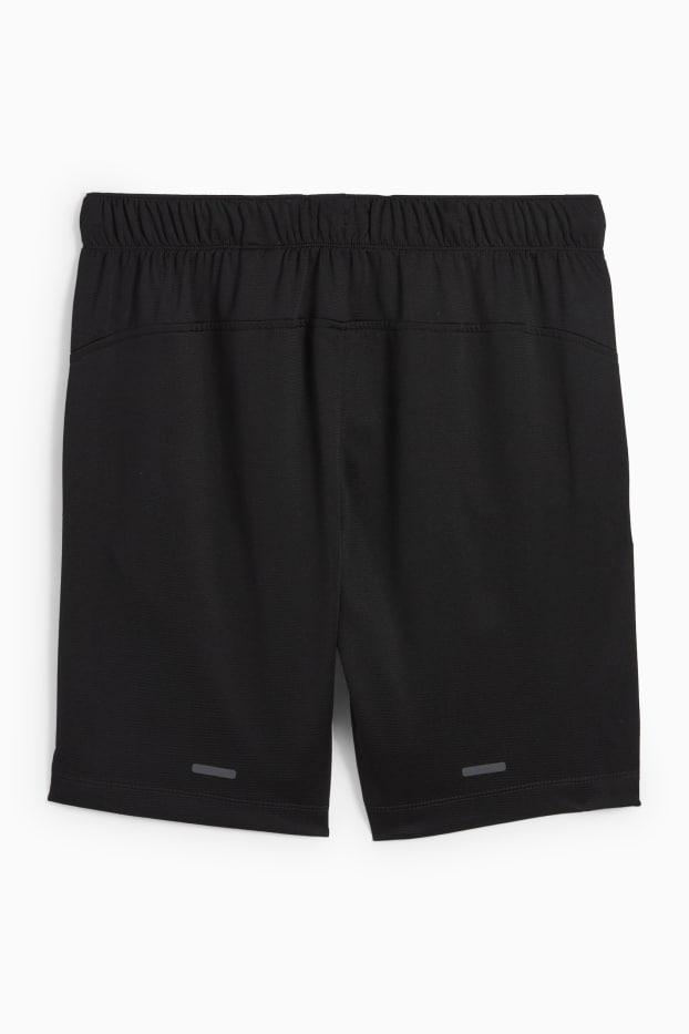 Men - Technical shorts - textured - black